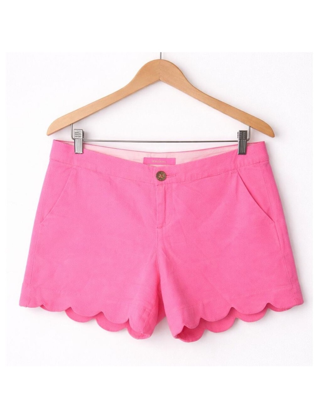 Lilly Pulitzer Pink Scalloped Hem Women’s Shorts